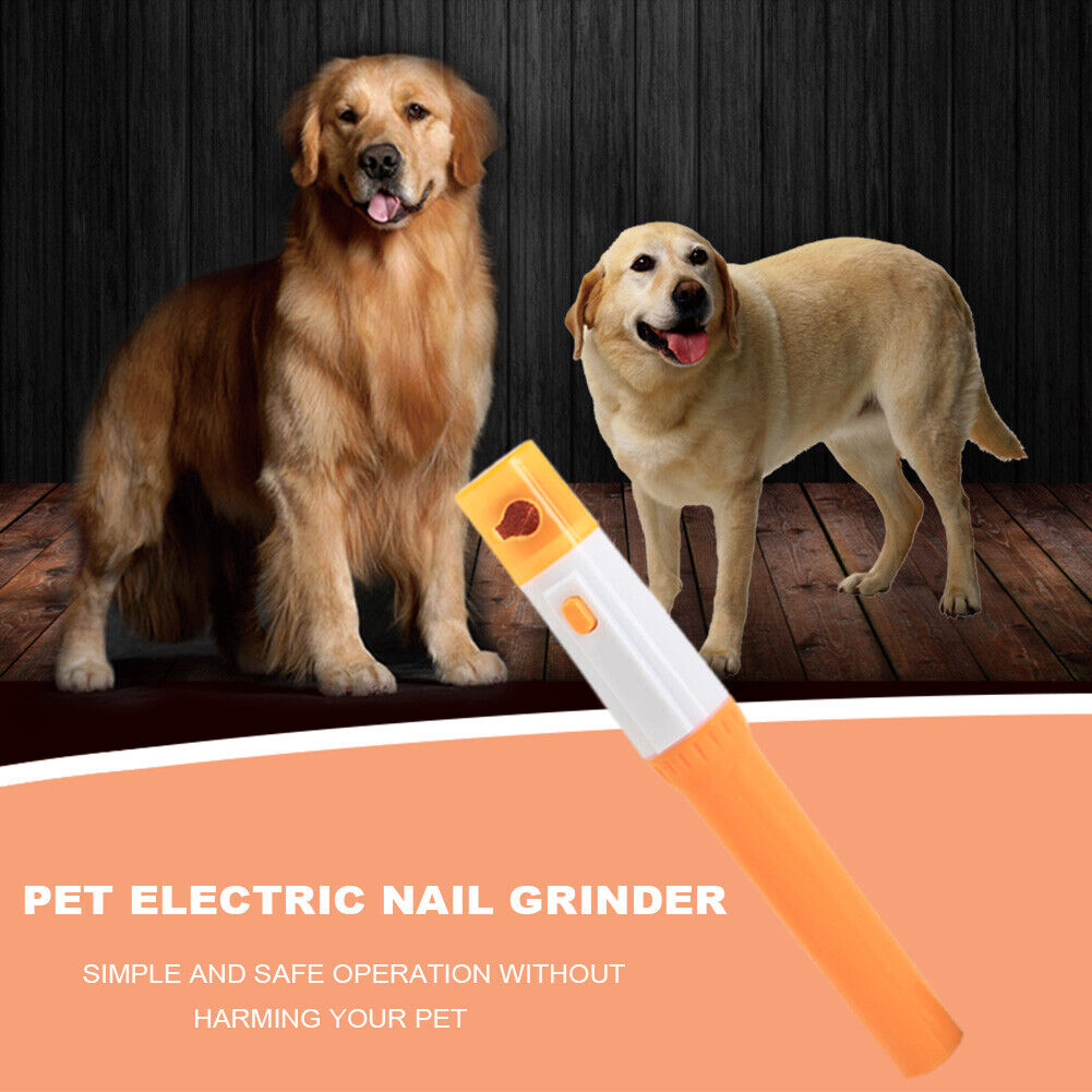 Electric Pet Nail Scissors Grinder Dog Cat Claw Grooming Trimmer Cutters
