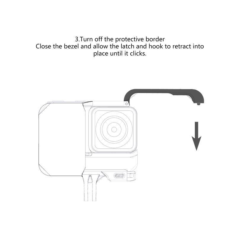 Housing Cage Protective Shell Case for 360 ONE R Bracket Vlog Interview Record