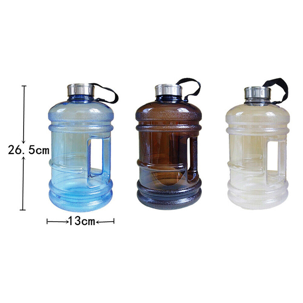 2.2L Water Kettle with Handle Outdoor Fitness Gym Training Bottles (White)