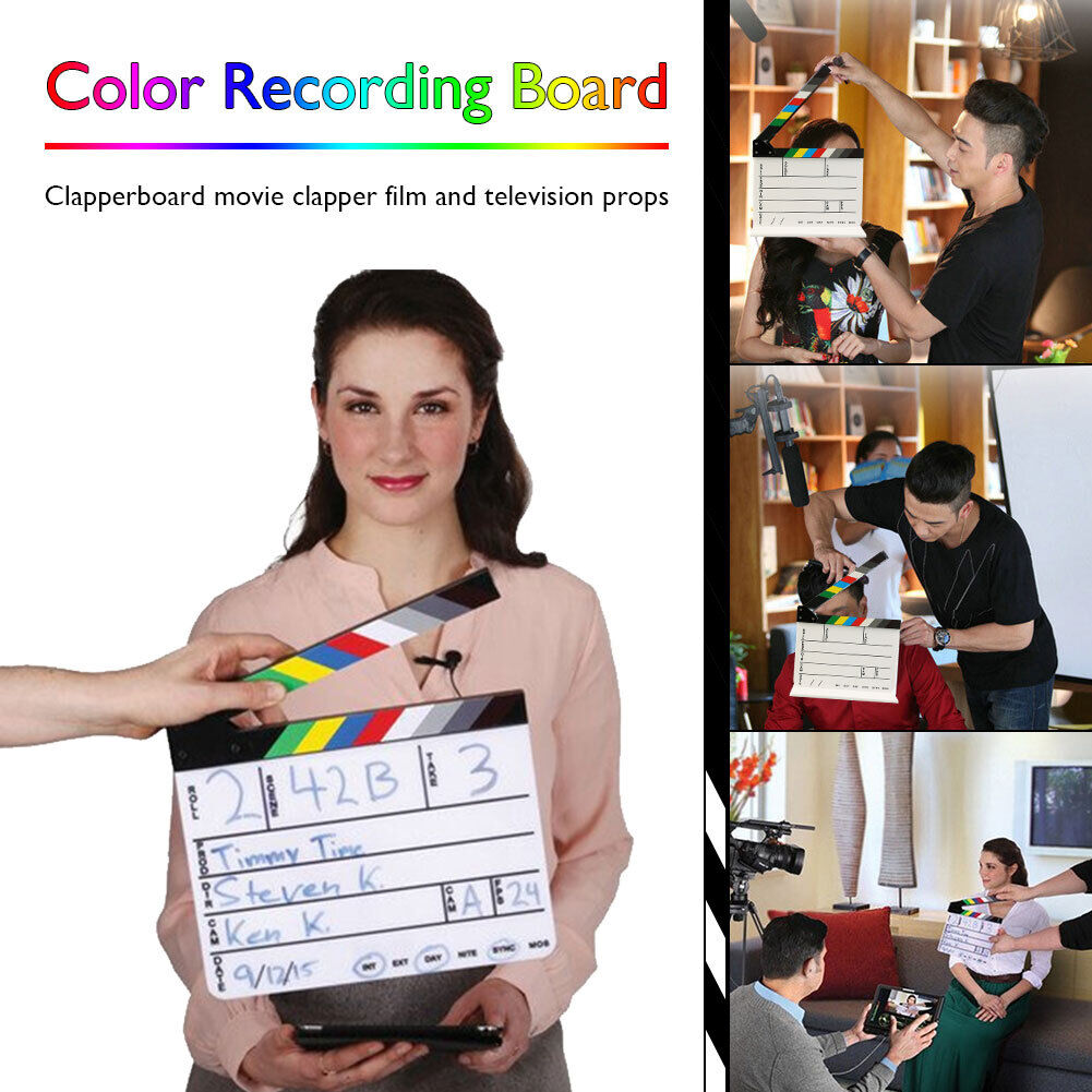 Director Video Scene Clapperboard TV Movie Clip Film Action Clapper Board
