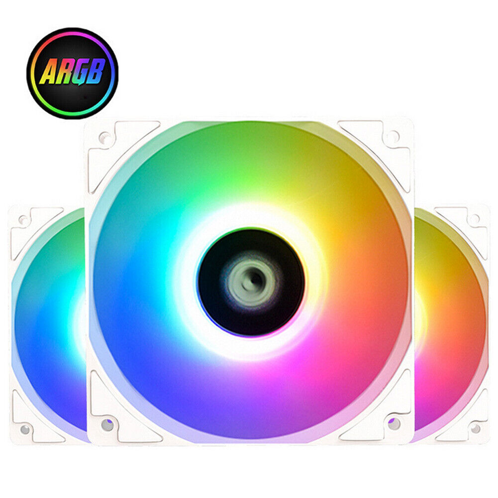 ID-COOLING XF-12025 12cm 3 Pin ARGB CPU Fan DC 12V Colorful Cooler Radiator