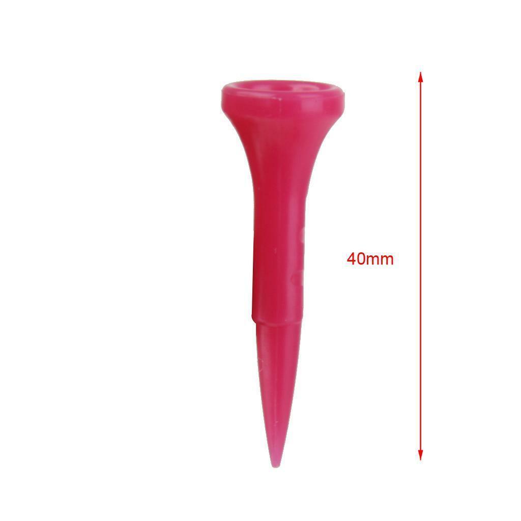 50 pcs Mixed  Plastic Graduated golf professional tees 40mm Golfer Accessories