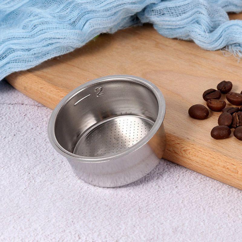Coffee Filter Cup 51mm Pressurized Filter Basket For Breville Delonghi Filter