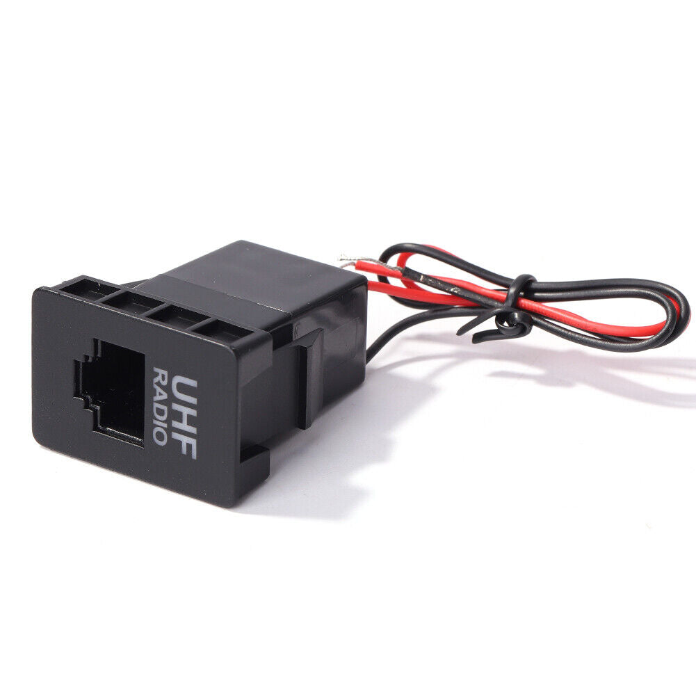 Dash Switch Panel RJ45 Microphone Socket UHF Radio Pass Through Connector