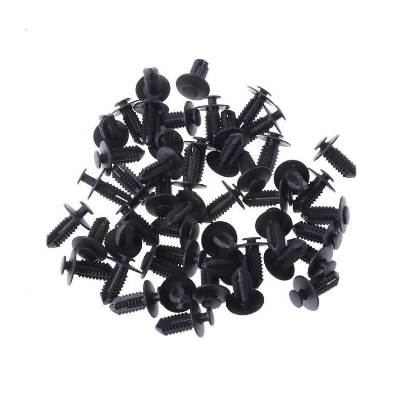 50 Pcs Car Auto Push Type Bumper Fender Retainer Fasteners Clip For BMW Mercedes
