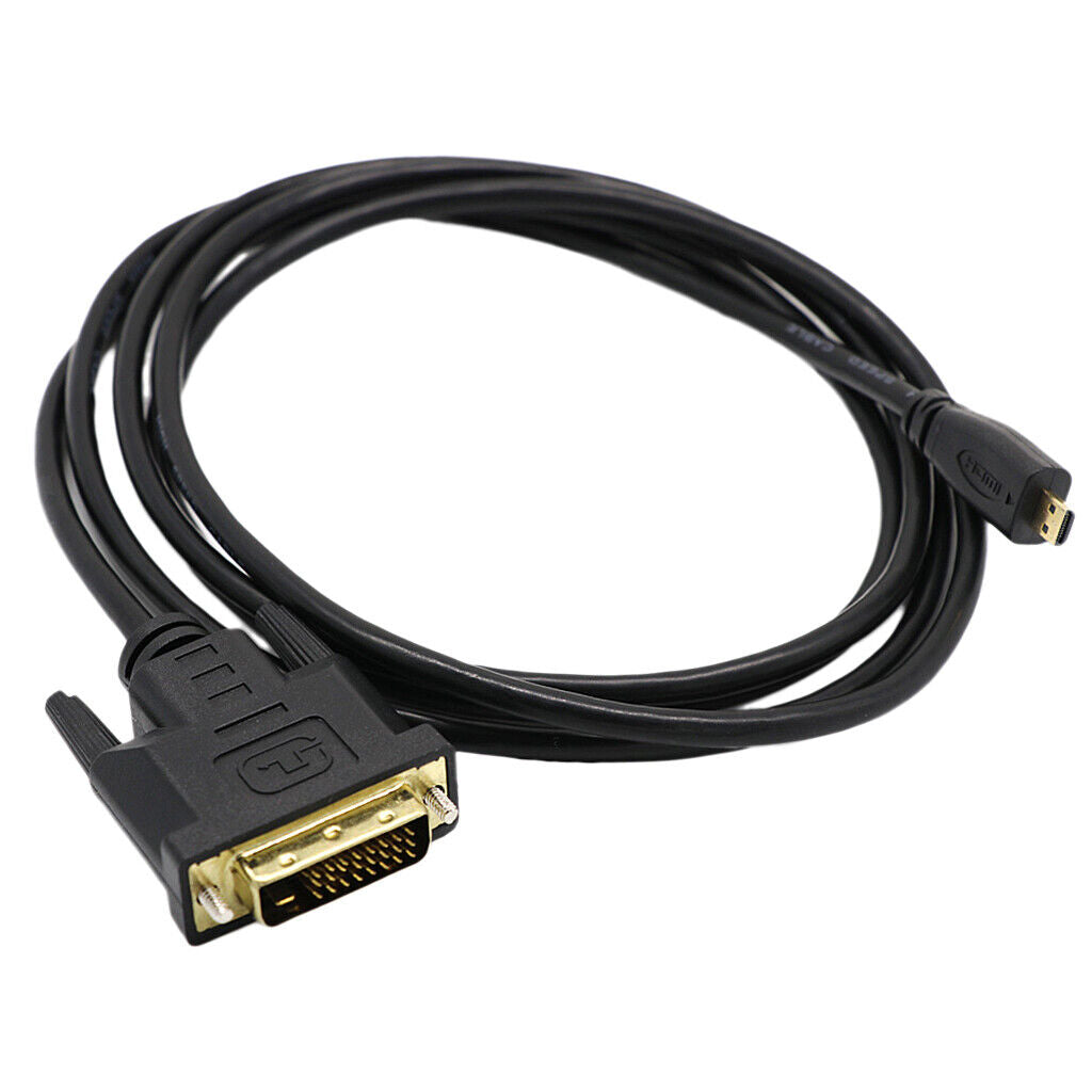 HDMI Cable, High Speed Micro HDMI to DVI Cable 1.8M