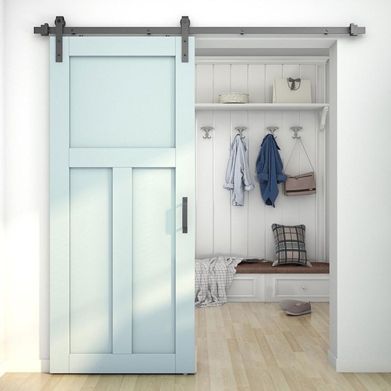 2Pcs Cabinet Drawer Handle Furniture Long Handle Sliding Barn Door Window Handle