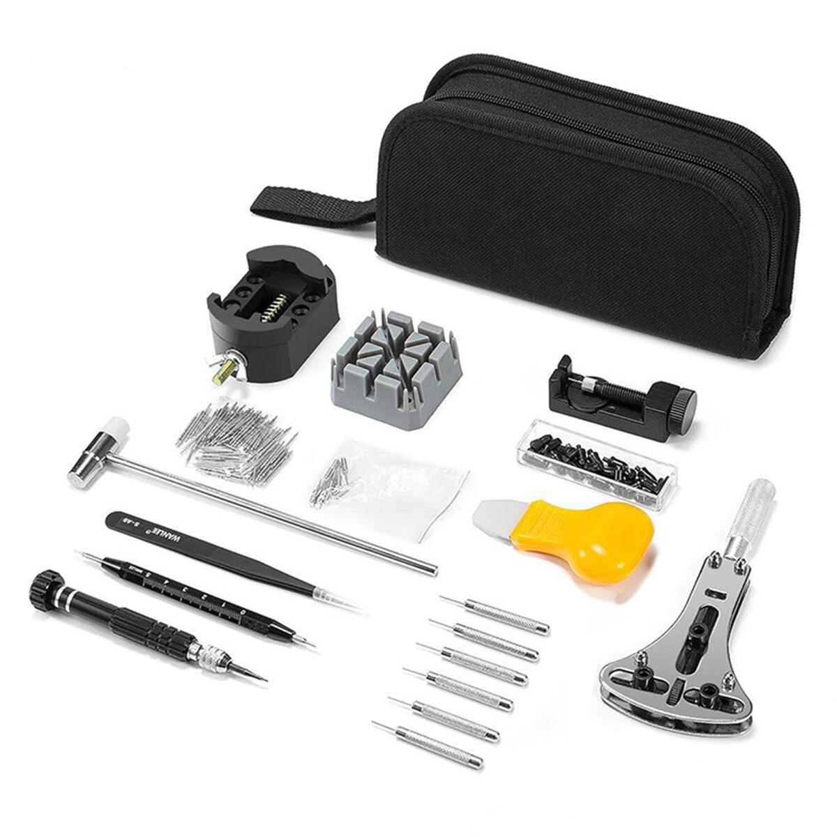 153x Watch Repair Kit Watch Band Removal Tool Portable Durable for Battery