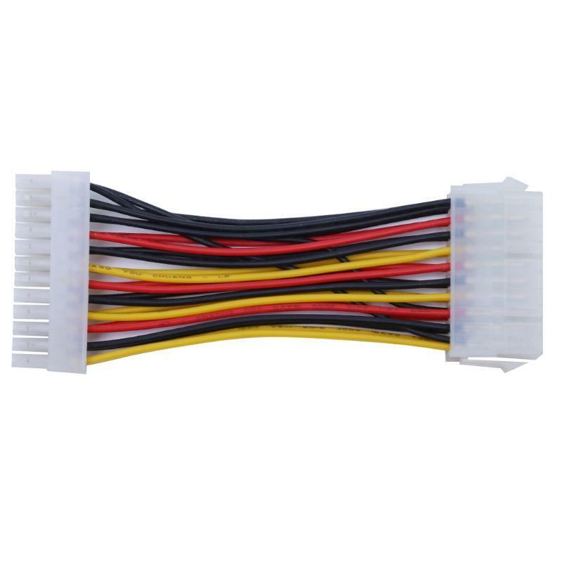 1PC ATX 20-Pin Femle to 24-Pin Male Power Supply Adapter Cable for Laptop PC