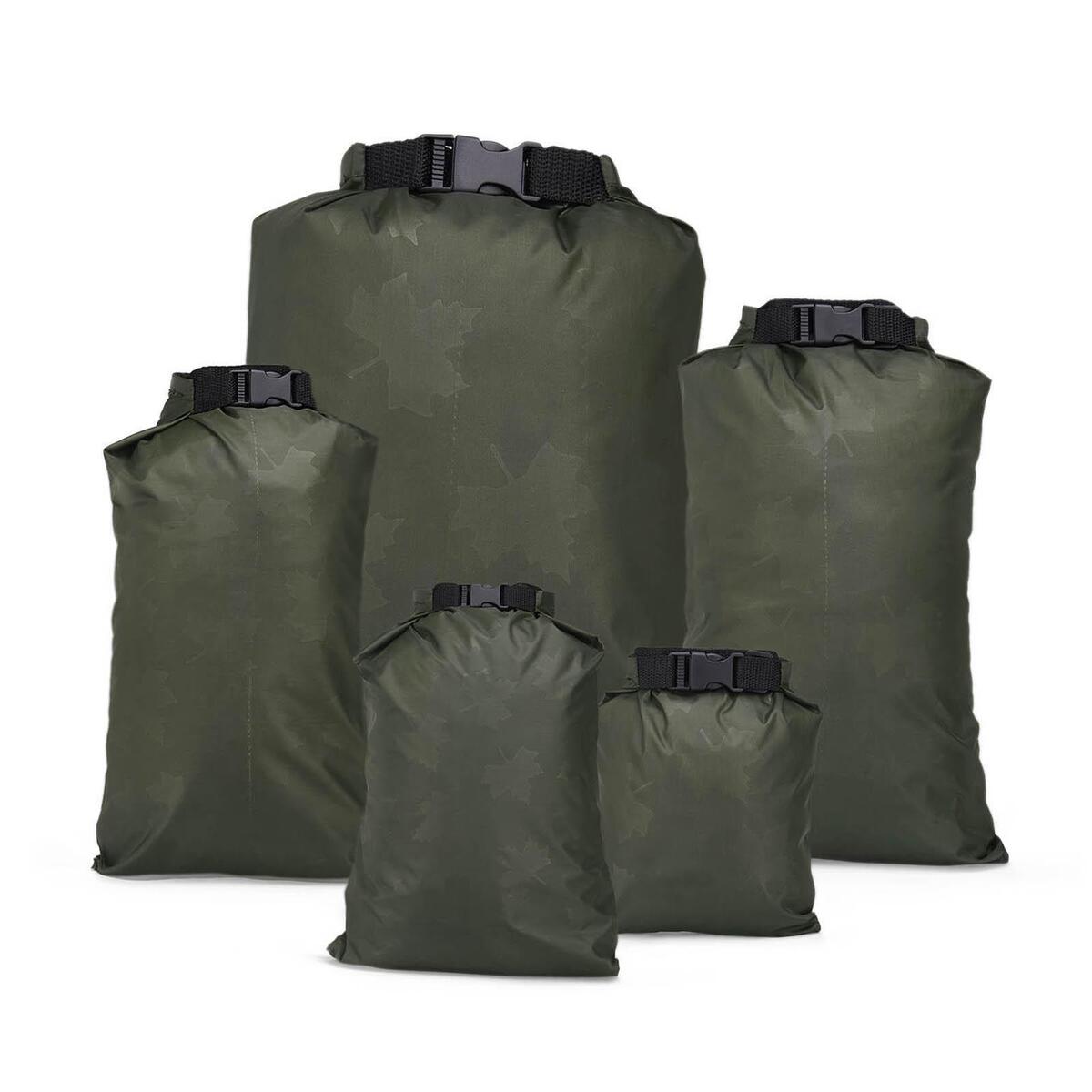 5x Packs 1.5L 4L 5L 7L 10L Waterproof Dry Pouch Bag for Gym Outdoor Travel