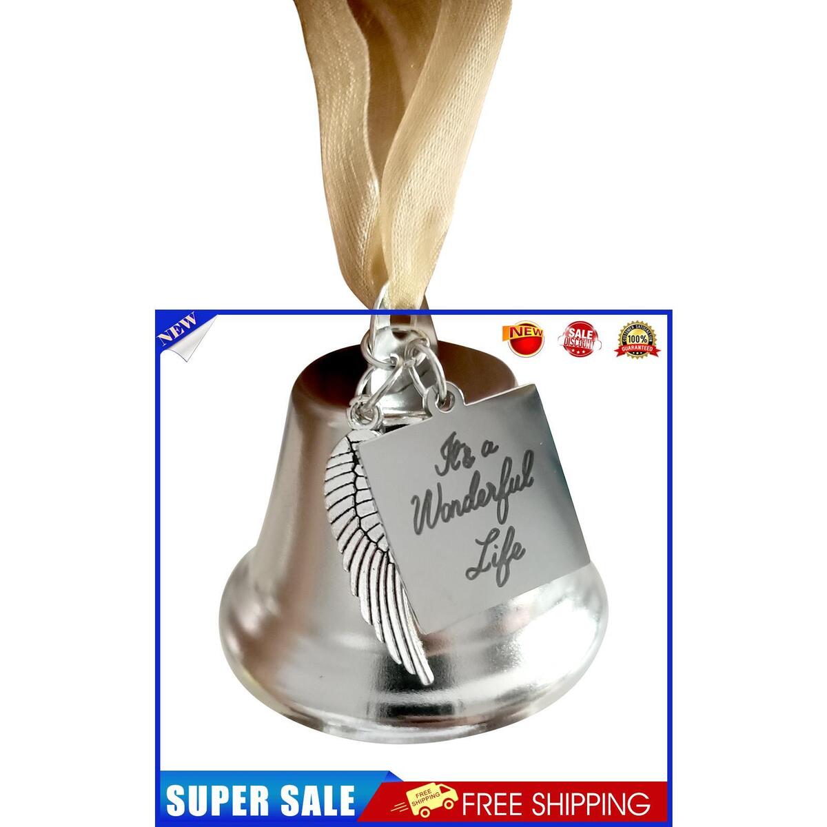 Christmas Bells Stainless Steel Christmas Jingle Bells Xmas Trees Decor