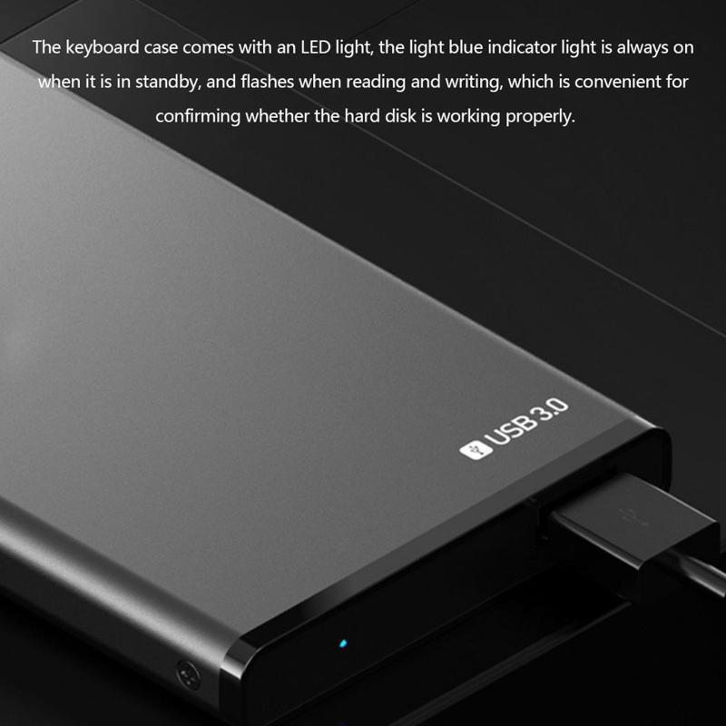 USB3.0 to Sata III 2.5" External Hard Drive Enclosure for 7mm and 9.5mm 2.5 Inch