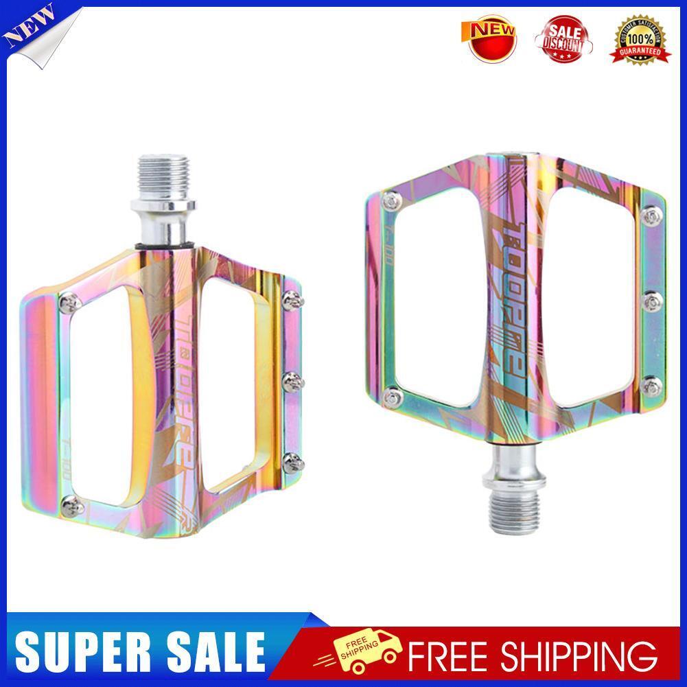 TOOPRE Bicycle Anti Slip Pedal MTB Bike Platform Flat Pedal (Multicolor)