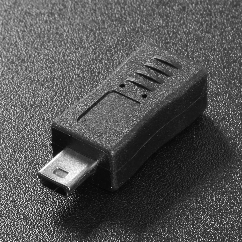 Mini USB 5Pin Male to Micro USB Female T Shape V3 to V8 Adapter Converter