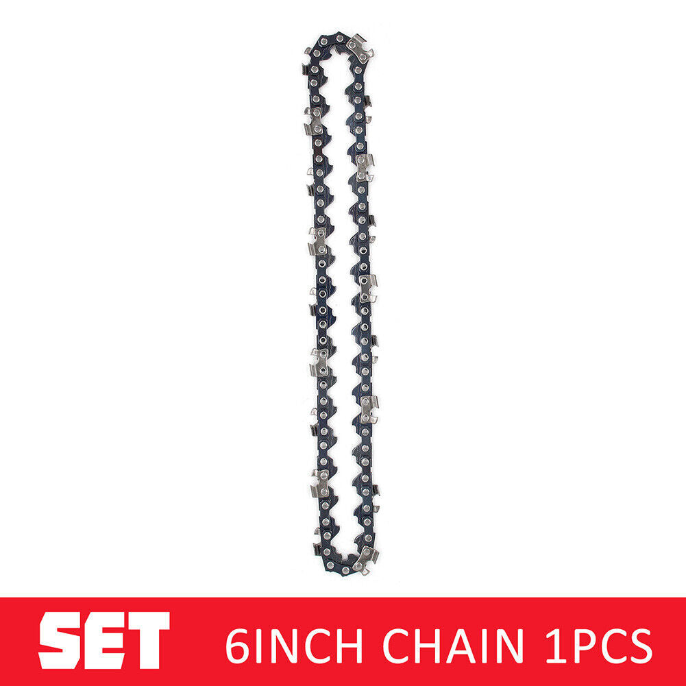 Metal Alloy Sharp Electric Chainsaw Saw Chains Blade Garden Tool (6 inch)