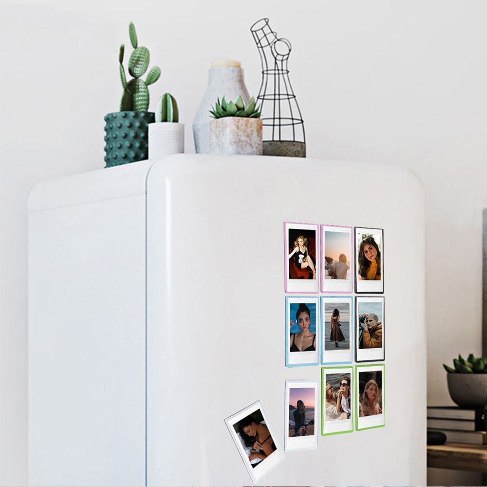 10Pcs Multicolor Home DIY Living Decor Photoframe Picture Photo Magnetic Frame