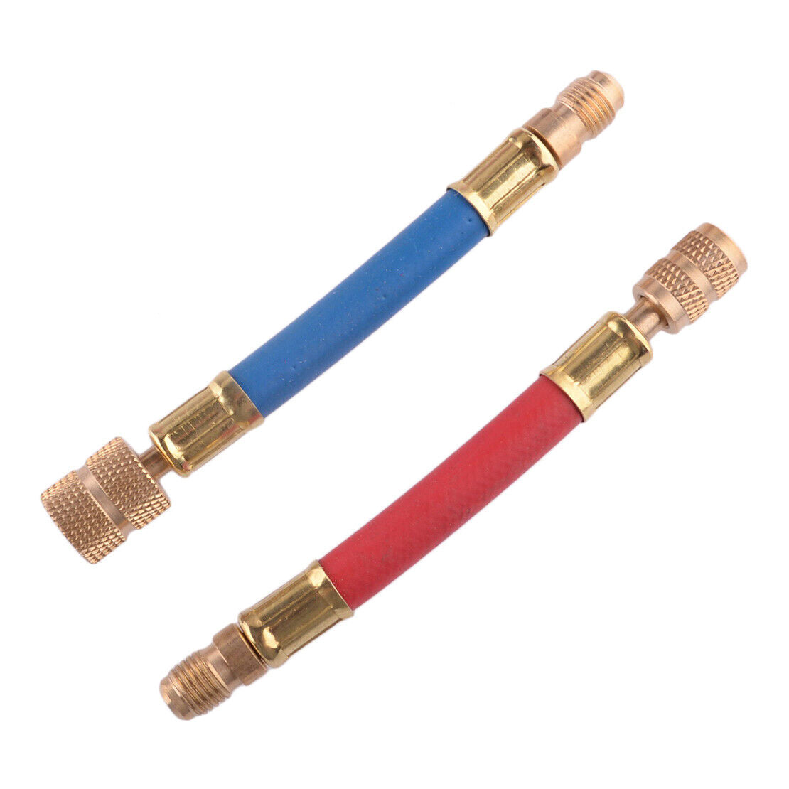 8pcs AC A/C Air Conditioning Refrigeration Connector Adapter Hoses Universal Kit