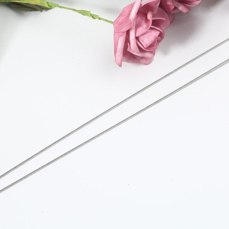 2PCS Adjustable Picture Hanging Wire Kit 2m Heavy Duty Mirror Hanging Wire