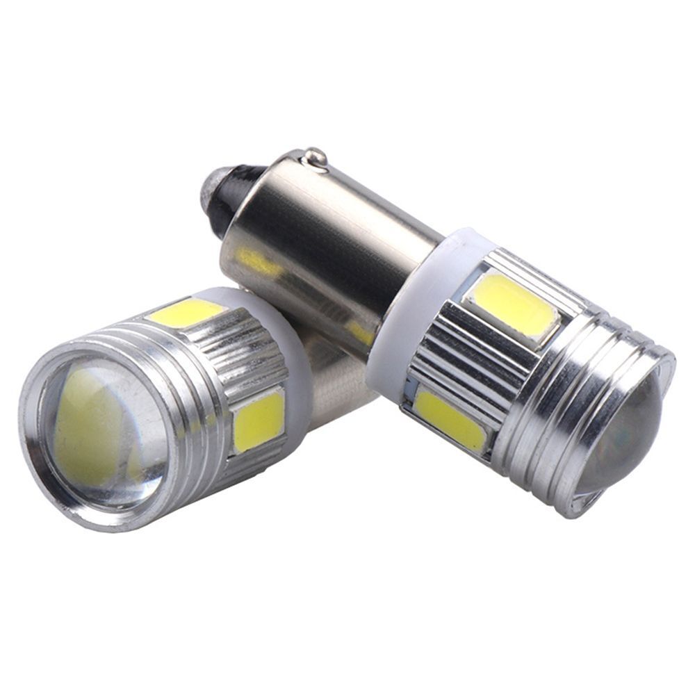 Auto Lamp BA9S T4W H6W 363 Car Wedge Side Light 5630 6 SMD License Plate Bulb