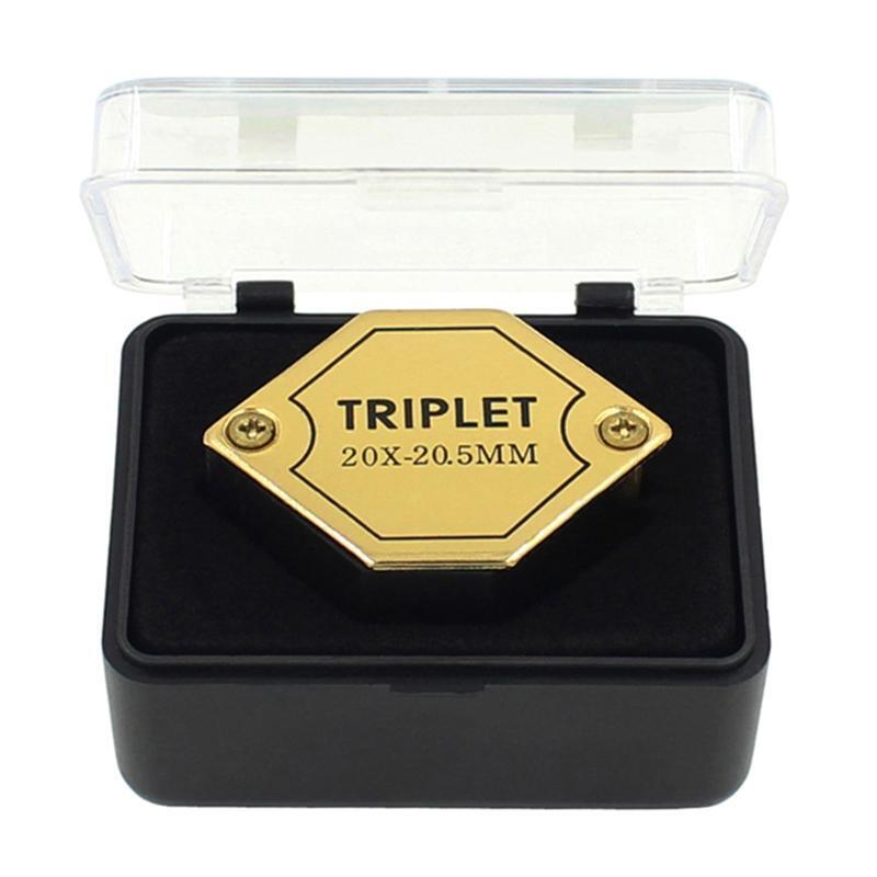 Mini Pocket Magnifier Jewelers Loupe Metal Round Body Jewelry Magnifying Glass