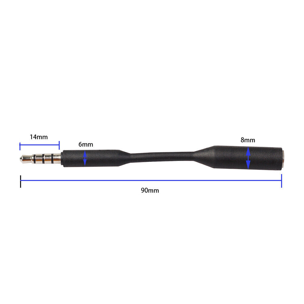 1pc 3.5 mm Jack Male to Female Stereo AUX Extension Cable for Headphones