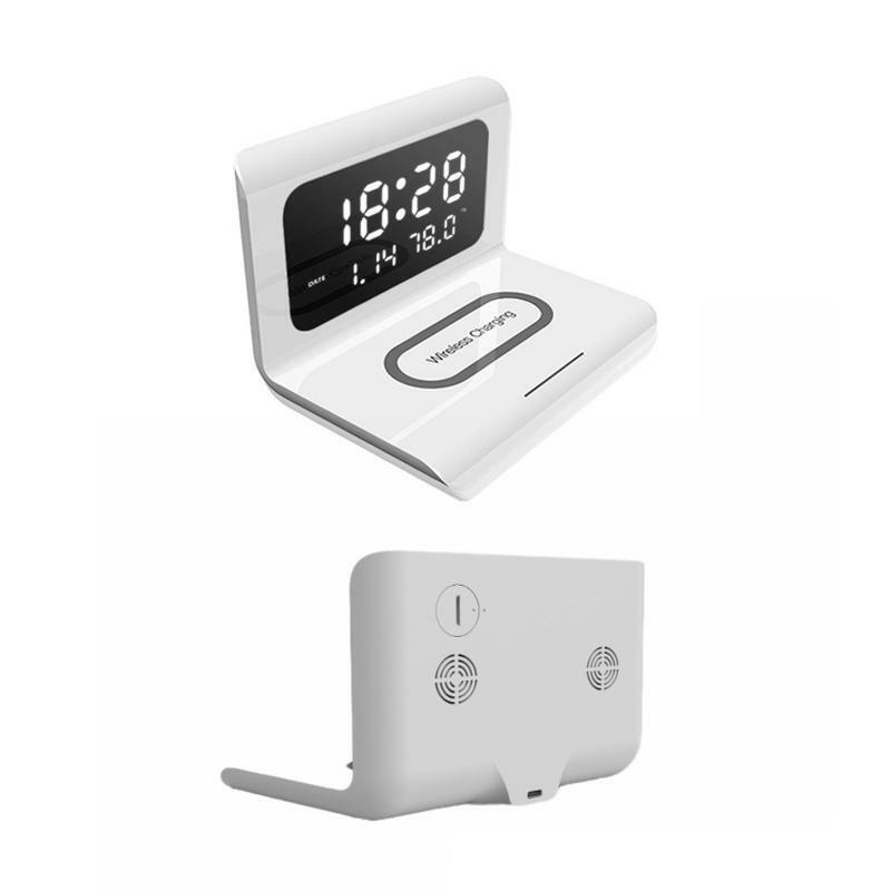 3 in 1Cell Phone Wireless Charge Stand  with Clock/ Calendar and Temperature