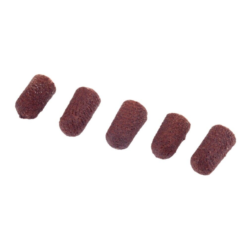 5Pcs Sanding Abrasive Caps Callus Nail Surface Nail Art Drill Bit Replacement