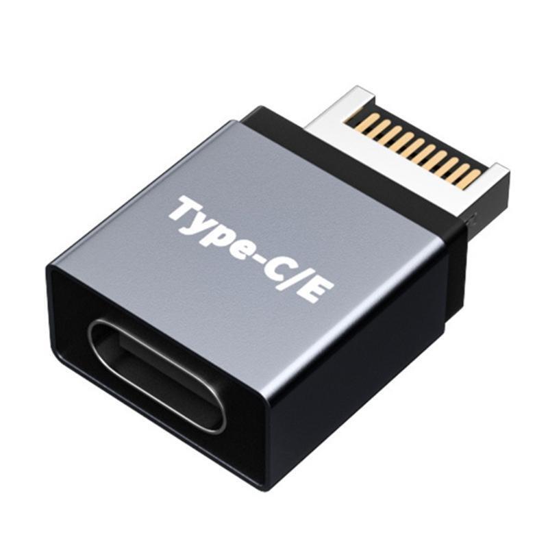 Portable Type E Male to USB-C/TypeC Female Motherboard Expansion Cable Connector