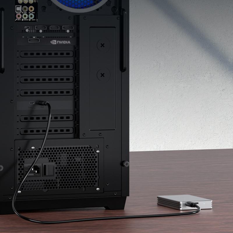 USB 3.2 PCIE 20Gb Riser Adapter PCI Express to Type C DP 20W Converter Expansion