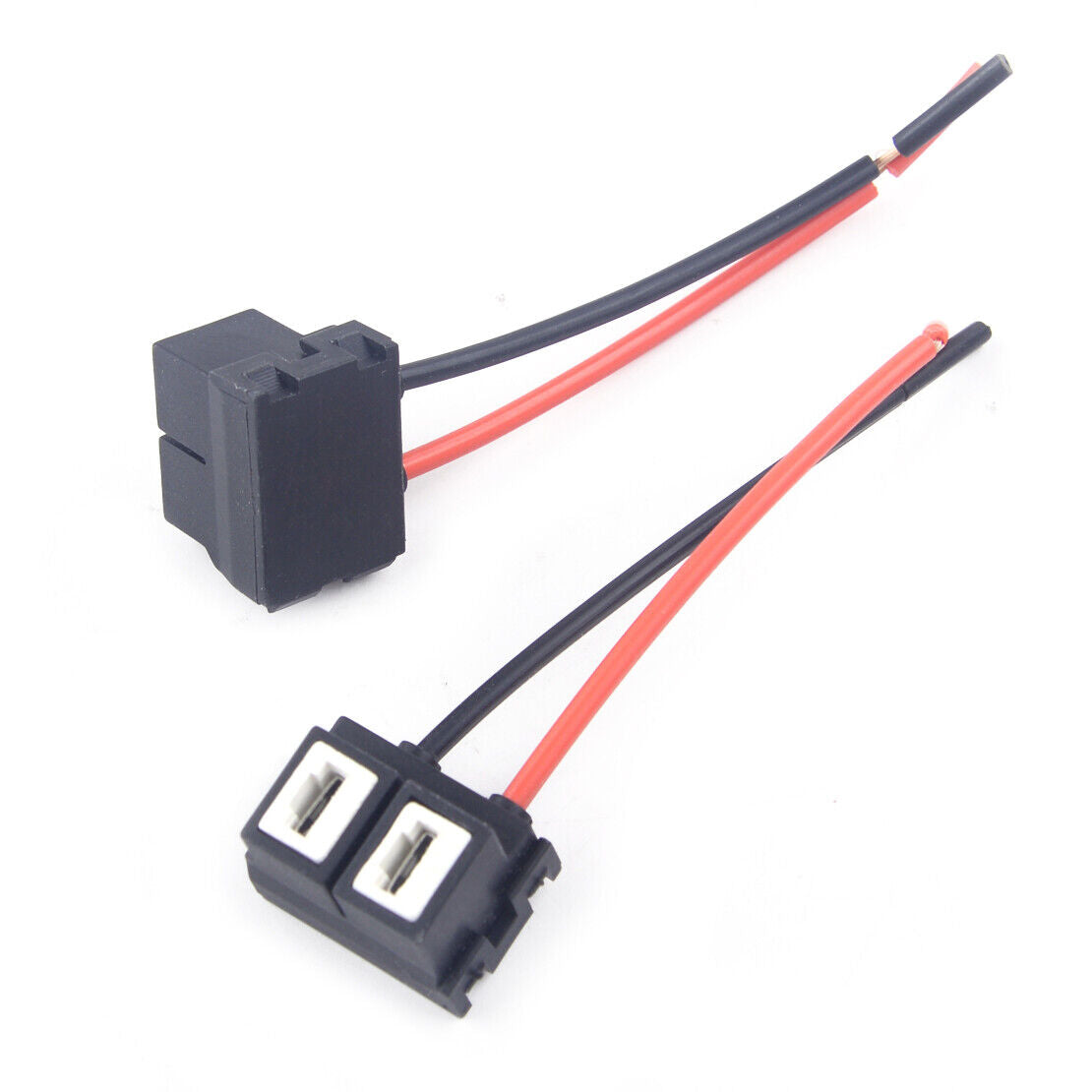 2pcs H7 Ceramic Wire Wiring Headlight Harness Socket Connector Adaptor Socket li