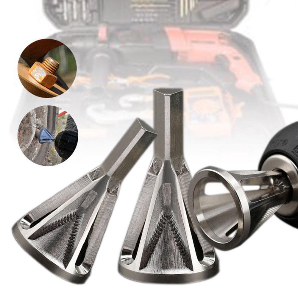 2pcs Deburring External Chamfer Tool Metal Remove Burr Tools for Chuck Dril