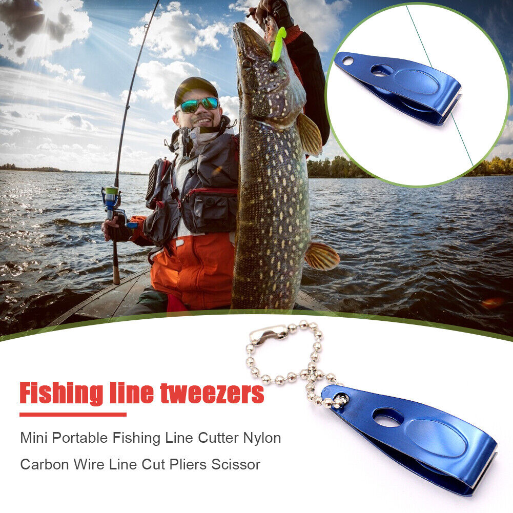 Fishing Line Pliers Fish Lure Hook Cutter Remover Scissor (JX102 Blue)