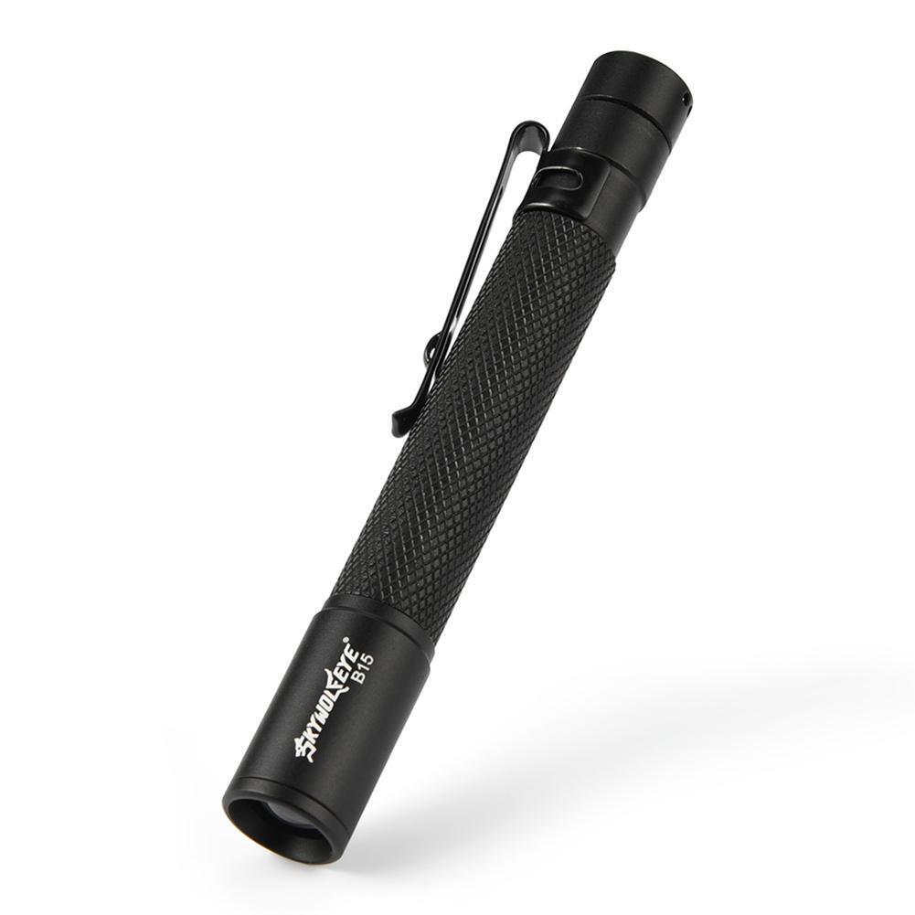 Skywolfeye XPE LED 3 Modes Flashlight Zoomable Torch Aluminum Alloy Lamp