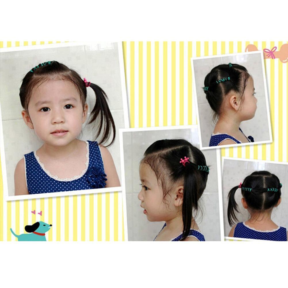 500pcs Rubber Band Ponytail Holder Girl for Hair Styling Ties (S STYLE-03)