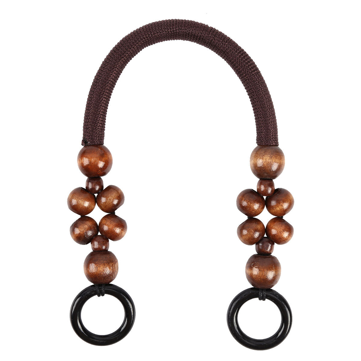 Purse Handles - 4 Pack Handbag Replacement Purse Handles with Wood Beads