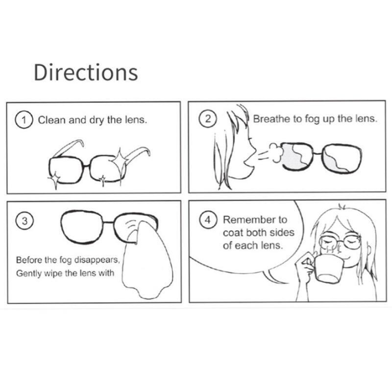 5 Pcs Anti Fog Lens Cloth Eyeglasses Microfiber Cleaning Cloth Anti-Fog Wipes