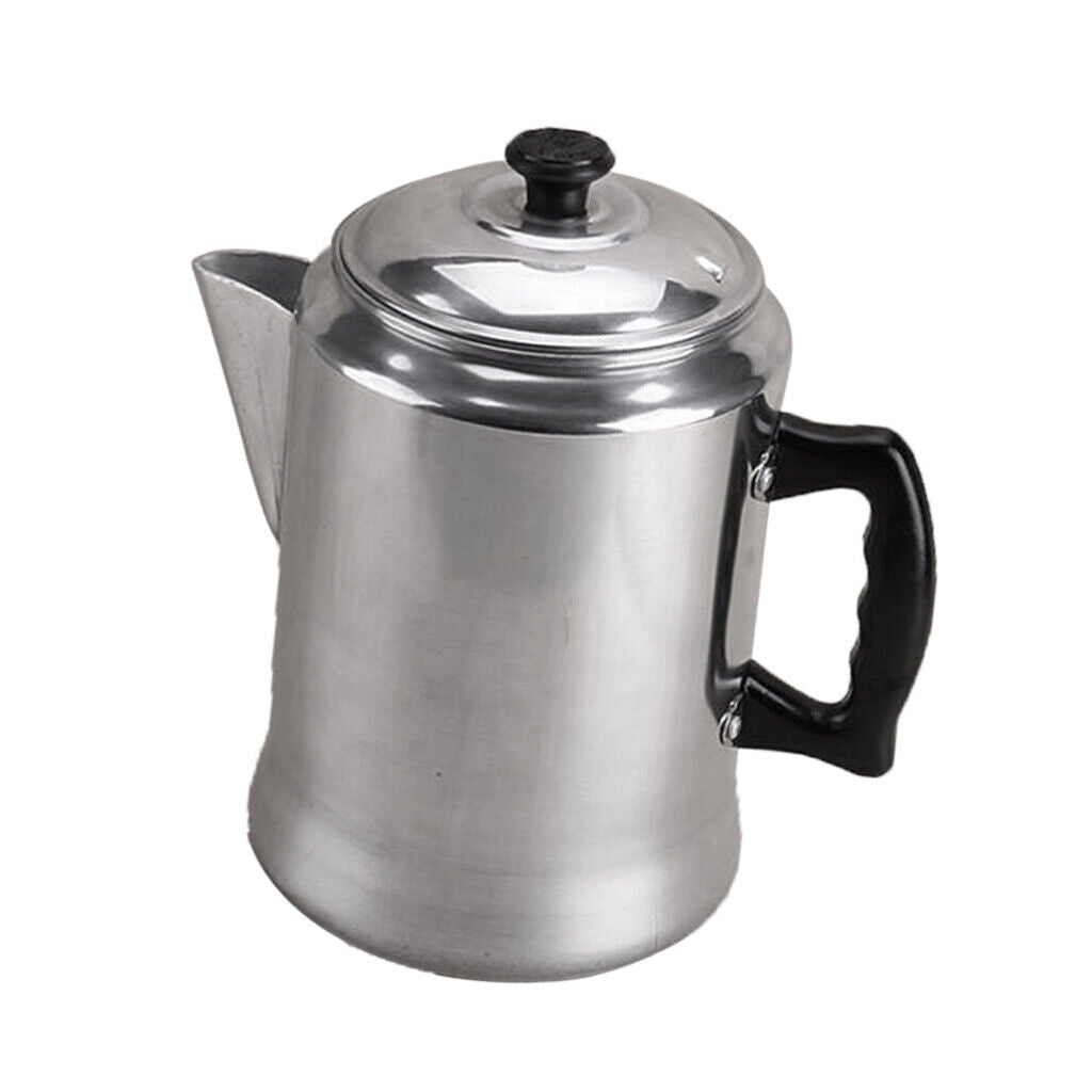 Aluminum Latte Coffee Percolator Pot  Tea Water Kettle Coffee Maker 3L