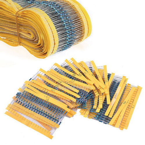300PCS 1/4W 1% Metal Film Resistors Resistance Assortment Kit Set Hot 30 Values