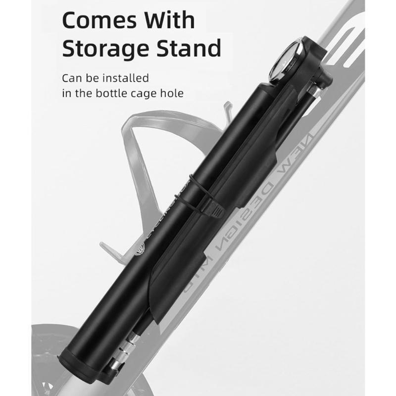 Universal US/French Specification Electric Bike Pump with Dial Portable Reliable