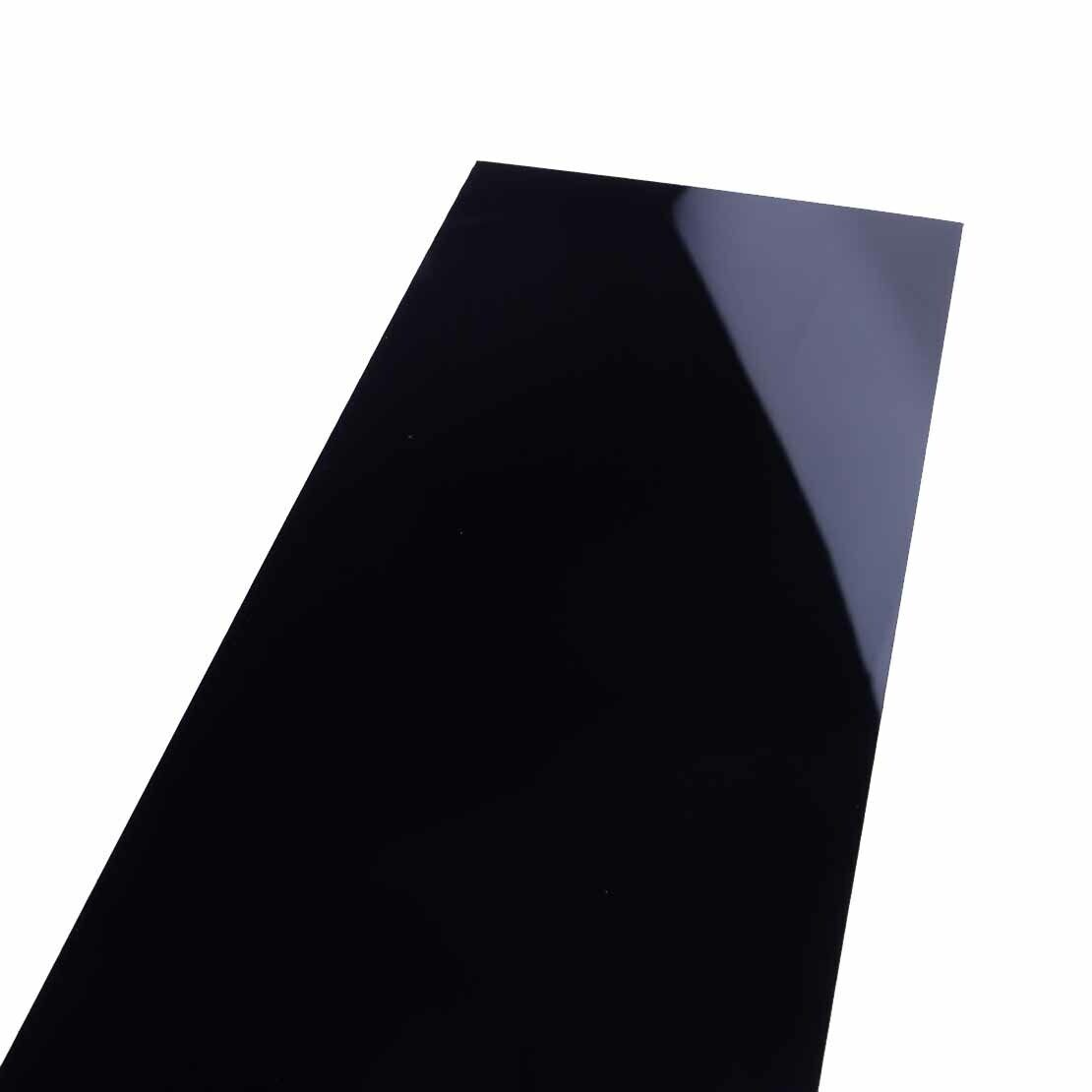 4pcs Black Pillar Posts Door Trim Fit For Mercedes Benz CLS C219 2006-2011