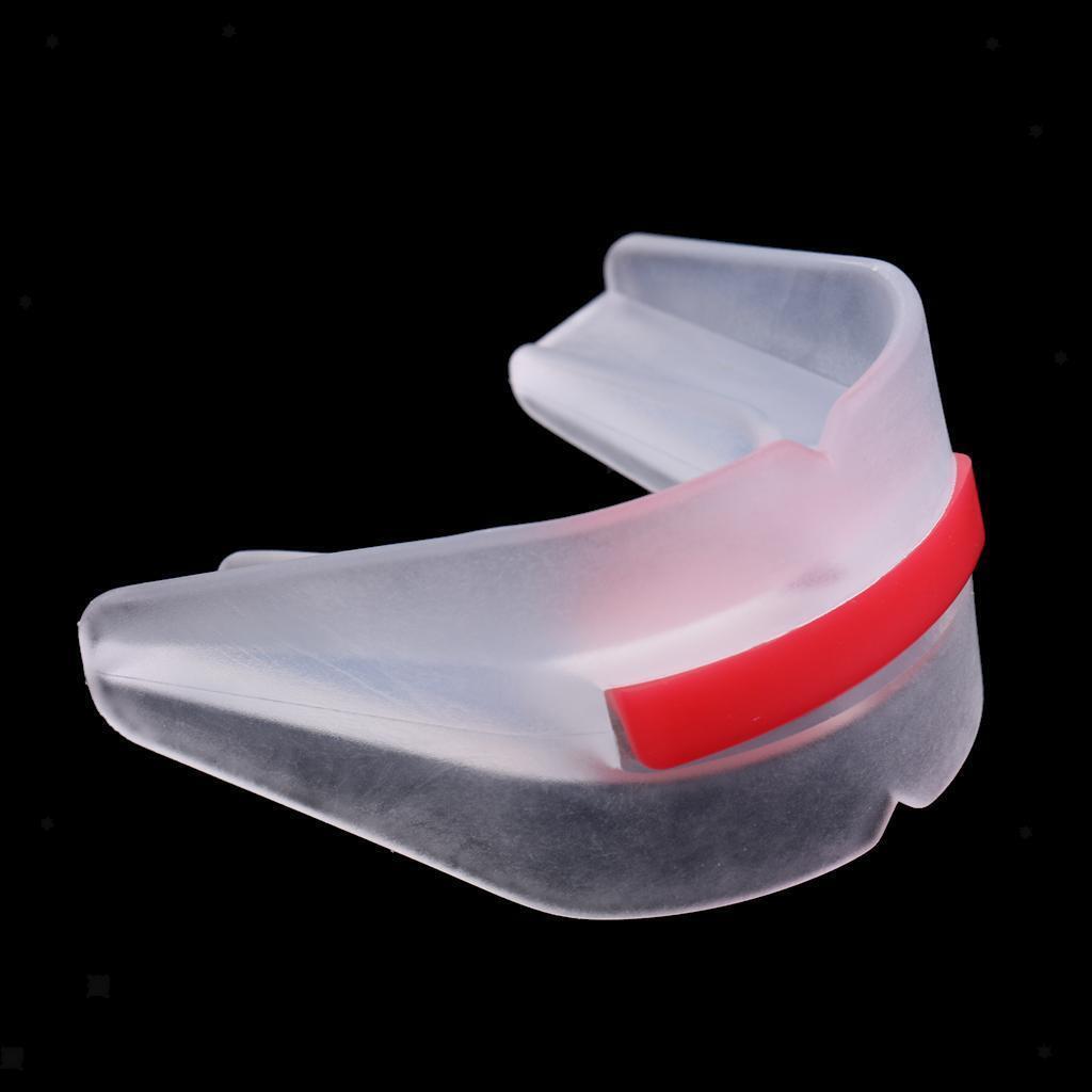 Alignment Mouth Guards Boxing MMA Teeth Protector Gum Shield with Case Red