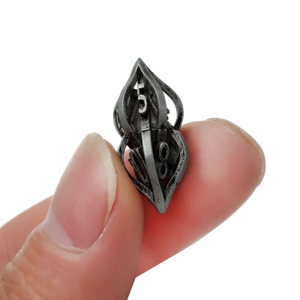 Creative For D&d DND Gift Polyhedral Hollow Arcanum Dices Dice Set Metal Alloy