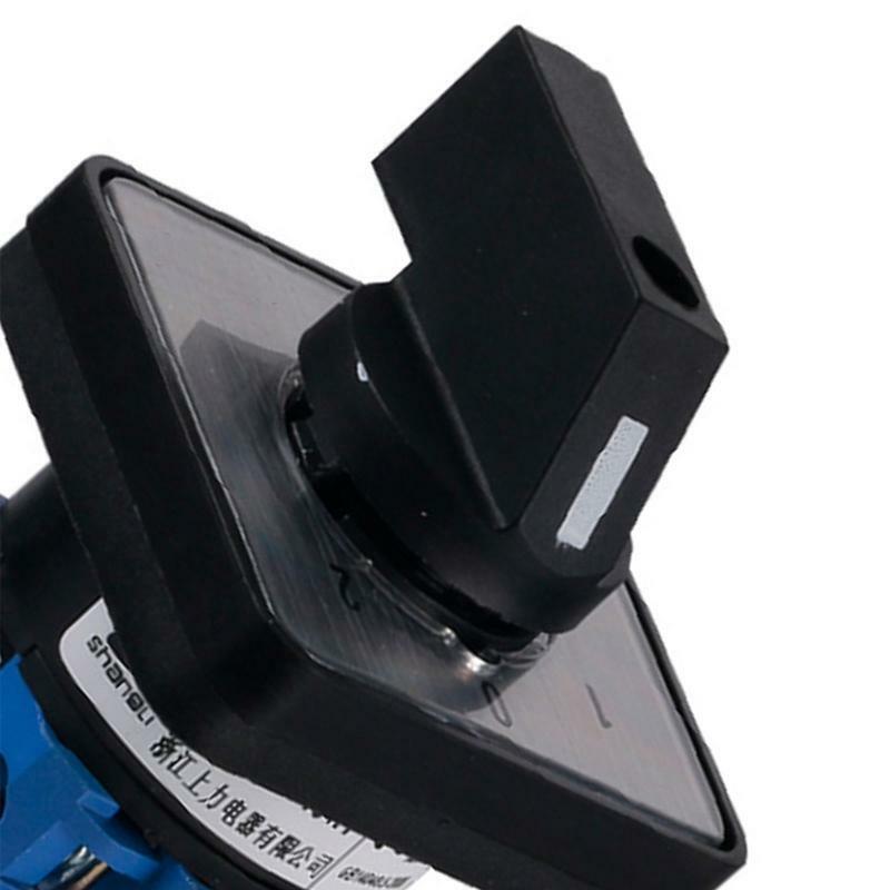 SZW26-20 660V 20A On-Off-On 3 Position Switch Universal Rotary Changeover Switch