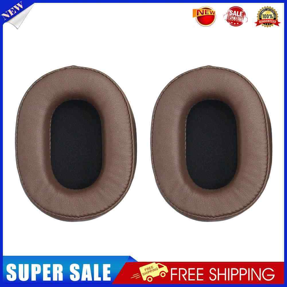 Sheepskin Ear Cushions for Audio Technica ATH M50x M20 M40 M40x (Brown)