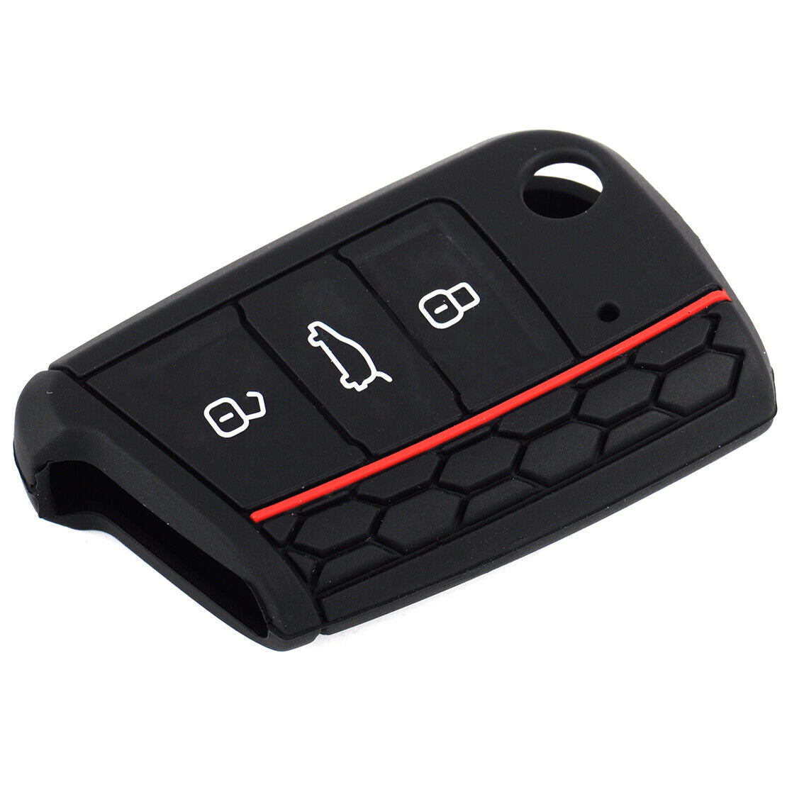 Silicone Flip Remote Key Cover Case Holder fit for Volkswagen VW Golf 7 Mk7 Li