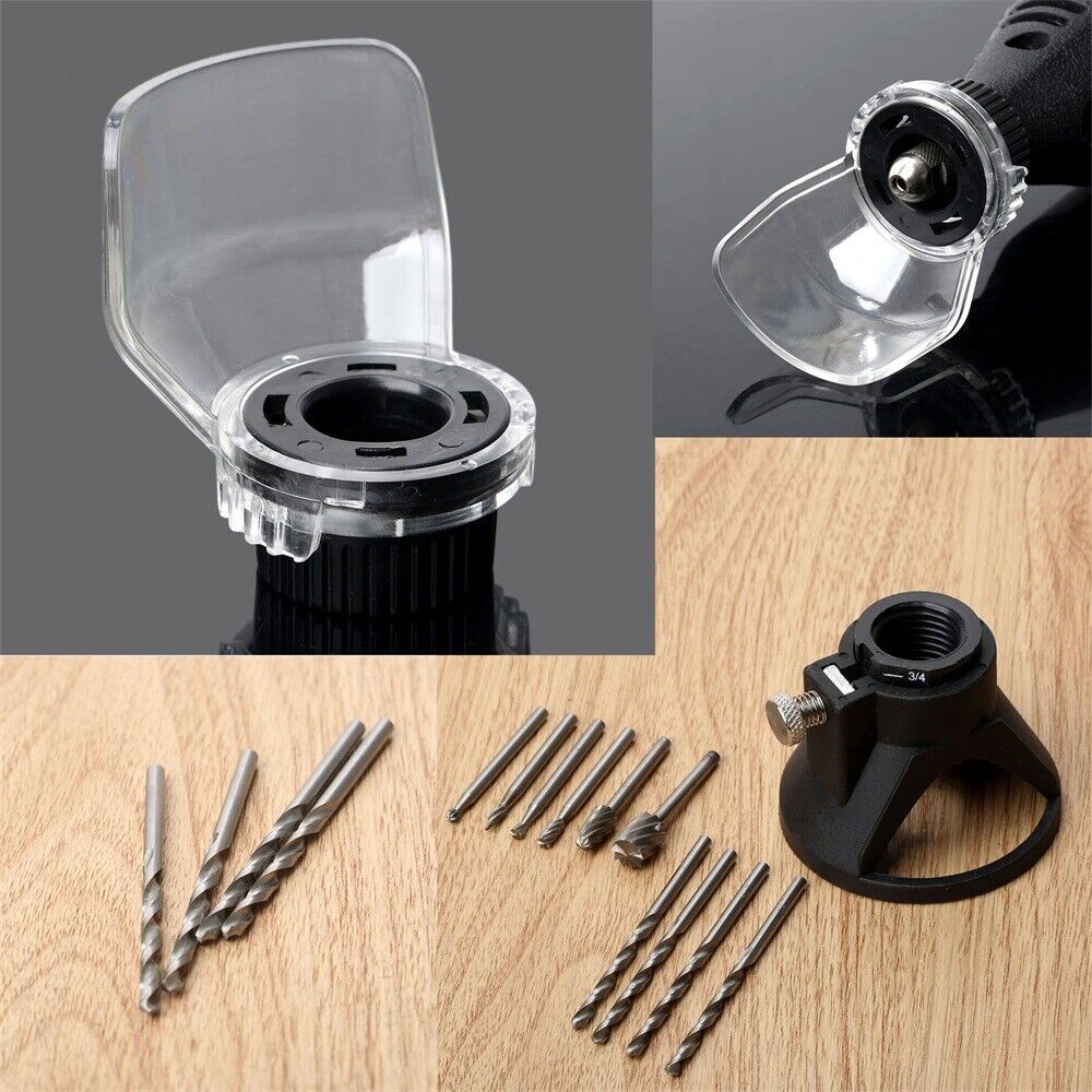 HSS Milling Burrs & Drill Dedicated Locator Polishing Rotary Tool Kit 12pcs C6B