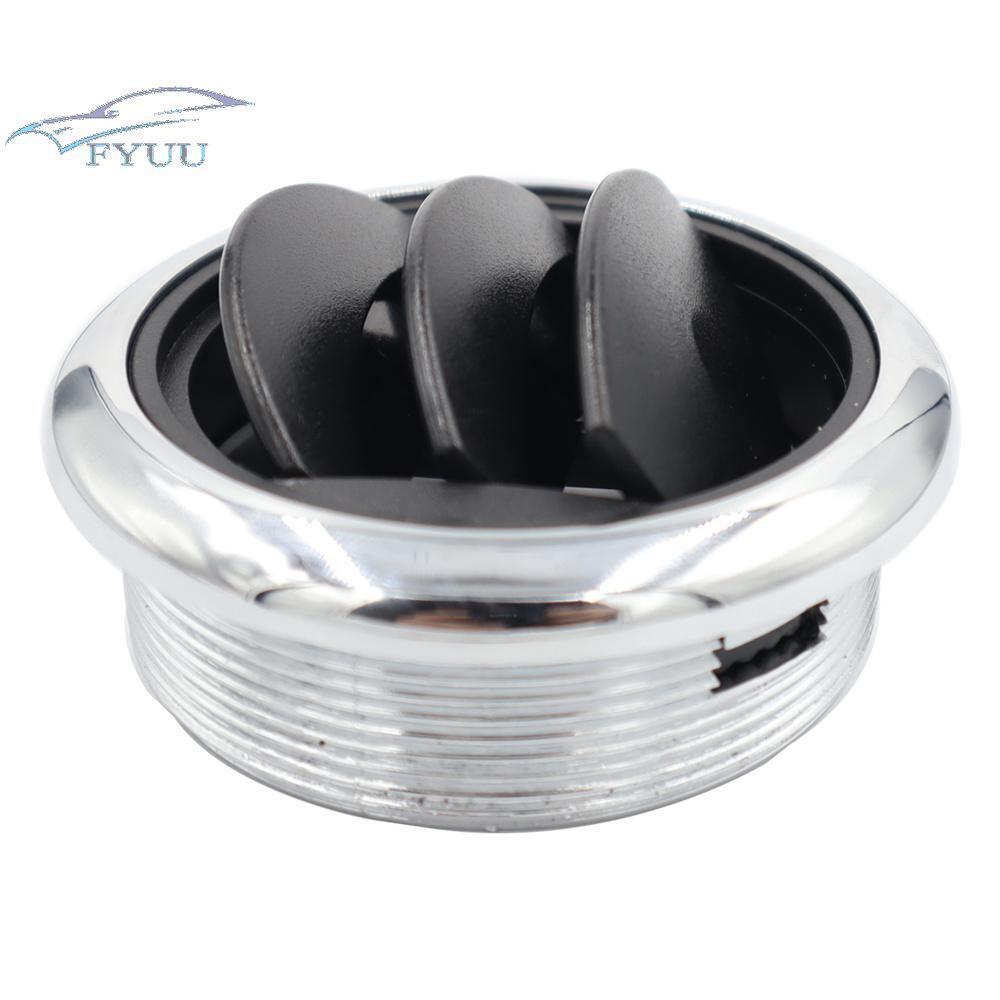 2 Pcs RV Bus Boat Yacht 70mm Round Air Condition Air Outlet Vent Louvered Knob