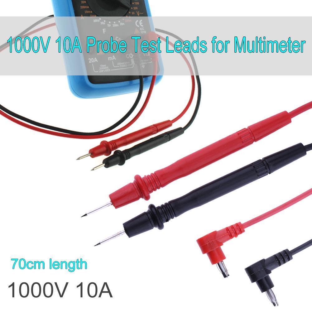 70cm 1 Pair Universal 10A Probe Test Leads for Multimeter Meter
