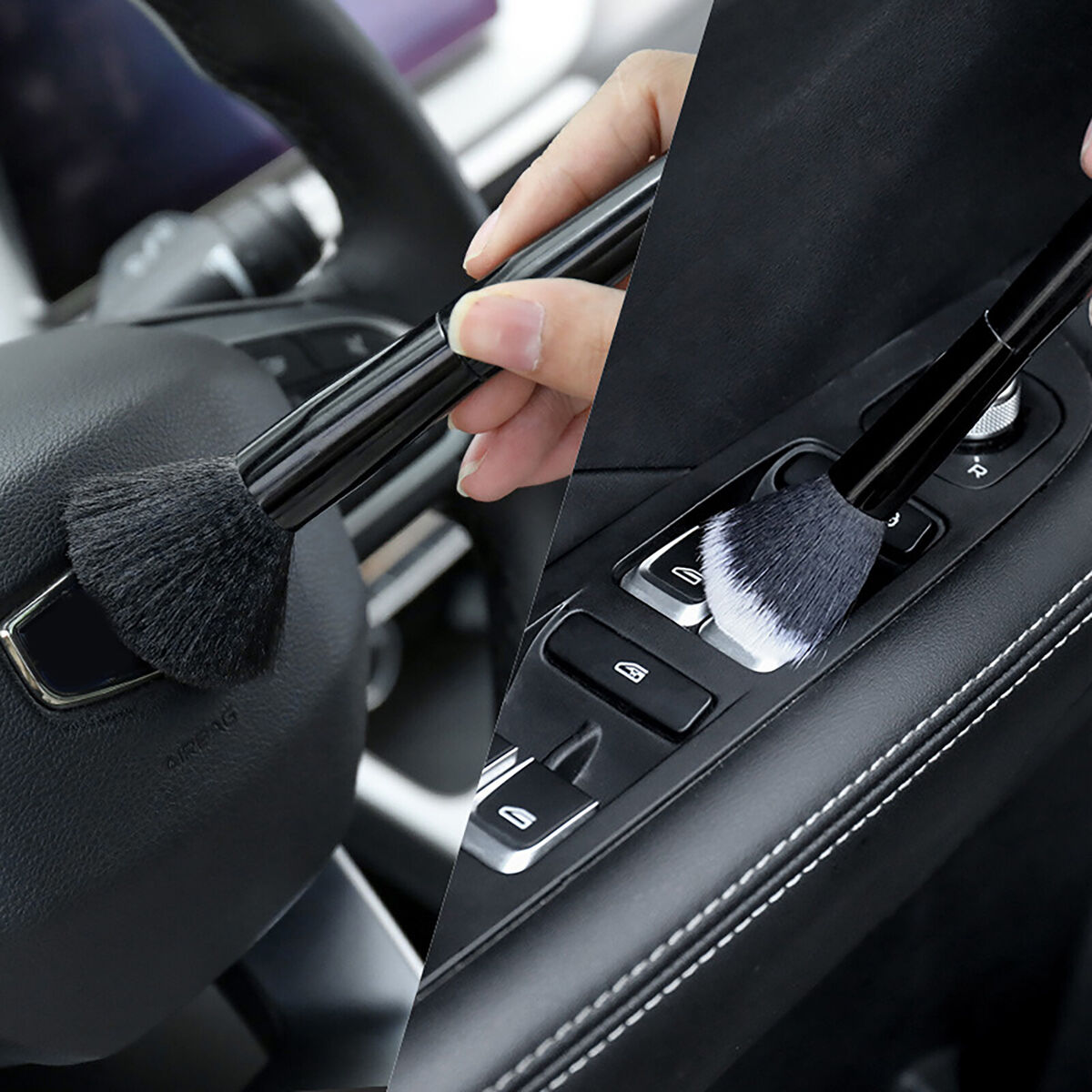 Multi-Purpose Car Detailing Brushes Air Conditioner Outlet Cleaning Brush