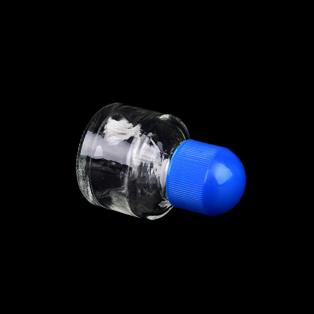 Durable Alcohol Burner Burning Lamp Clear Glass Lab Equipment Heating 25ml JR